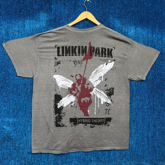 Linkin Park The Hybrid Theory Album Art Nu Metal Band Tee L - Picture 1 of 4